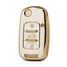 Nano Funda Para Baojun Flip Remote Key 3 Botones Blanco BJ-D11J