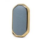 Nano Gold Leather Cover Wuling Remote Key 3B Gray WL-B13J | MK3 -| thumbnail