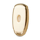 Nano Gold Leather Cover For Hyundai Key 3B White HY-D13J | MK3 -| thumbnail