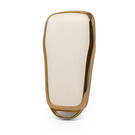 Кожаный чехол Nano Gold для Xpeng Key 4B, белый XP-A13J | МК3 -| thumbnail