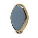 Capa de couro Nano Gold para Xpeng Key 4B cinza XP-B13J | MK3 -| thumbnail