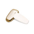 New Aftermarket Nano High Quality Gold Leather Cover For Changan Remote Key 5 Buttons White Color CA-C13J5 | Emirates Keys -| thumbnail