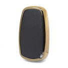 Кожаный чехол с нано-золотом для Great Wall Key 3B, черный GW-A13J | МК3 -| thumbnail