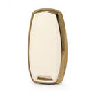Capa de couro nano dourada para chave da Grande Muralha 4B branca GW-B13J | MK3 -| thumbnail