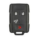 Chave remota GMC Chevrolet 2015-2020 3 + 1 botões 433 MHz 84209237