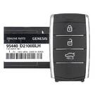 NUOVA chiave remota Genesis G80 2018 originale/OEM 3 pulsanti 433 MHz 95440-D2100BLH 95440D2100BLH | Chiavi degli Emirati -| thumbnail