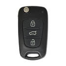 KIA Hyundai Flip Remote Key Shell SUV Tipo Lâmina TOY48 de 3 botões