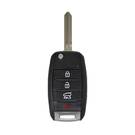 New Aftermarket Kia Flip Remote Key Shell 3+1 Button With Panic, HYN14R Blade, Black Color, High Quality Best Price Order Now | Emirates Keys -| thumbnail