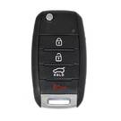 Kia Flip Remote Key Shell 3+1 Botão Com Pânico