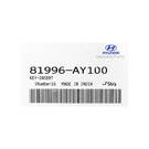 Hyundai Accent lâmina remota flip genuína 81996-AY100 | MK3 -| thumbnail