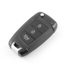 Novo Hyundai Santa Fe 2022 Chave remota genuína / OEM Flip 2 + 1 botões 433 MHz Número da peça OEM: 95430-S2200, 95430S2200 | Chaves dos Emirados -| thumbnail