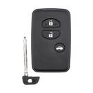 Nueva llave remota inteligente Universal KeyDiy KD Toyota 3 botones con carcasa de llave negra TDB03-3 | Cayos de los Emiratos -| thumbnail