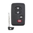 Nueva llave remota inteligente Universal KeyDiy KD Toyota 3 + 1 botones con carcasa de llave negra TDB03-4 | Cayos de los Emiratos -| thumbnail