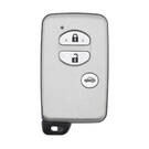 KeyDiy KD Toyota Evrensel Akıllı Uzaktan Anahtar Gümüş Anahtar Kabuklu 3 Düğme TDB03-3