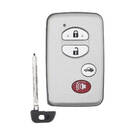 Nuova chiave remota intelligente universale KeyDiy KD Toyota 3 + 1 pulsanti con guscio chiave argento TDB03-4 | Chiavi degli Emirati -| thumbnail