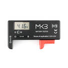 جهاز فحص البطارية MK3 من النوع الرقمي لجميع البطاريات (1.2 فولت - 9 فولت).