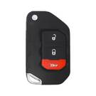 Jeep Wrangler 2018-2022 Original Flip Remote Key 2 + 1 Buttons 433MHz 68416782AB