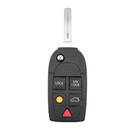 Nuevo mercado de accesorios Volvo S60 S80 V70 XC70 XC90 2004-2015 Flip Remote Key 5 botones 315MHZ - Chip ID48 | Cayos de los Emiratos -| thumbnail