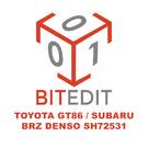 BitEdit Toyota GT86 / Subaru BRZ Denso SH72531