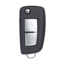 Оригинальный раскладной дистанционный ключ Nissan X-Trail 2015-2020, 2 кнопки, 433 МГц