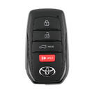 Toyota Corolla 2023 Chiave telecomando intelligente originale 3+1 pulsanti 314,35/312,11 MHz 8990H-02470 / 8990H-02350 / 8990H-12350 / 8990H-02471 / 8990h-12351