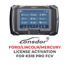تفعيل ترخيص Lonsdor - Ford / Lincoln / Mercury لـ K518 Pro FCV