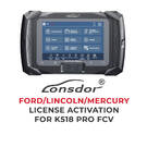 Lonsdor - Activación de licencia Ford / Lincoln / Mercury para K518 Pro FCV