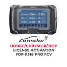 Lonsdor - ativação de licença Dodge / Chrysler / Jeep para K518 Pro FCV