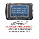 Lonsdor - Attivazione licenza Dodge / Chrysler / Jeep per K518 Pro FCV