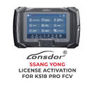 Lonsdor - SsangYong License Activation For K518 Pro FCV