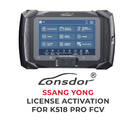 Lonsdor - Activation de la licence SsangYong pour K518 Pro FCV