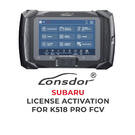 Lonsdor - تفعيل ترخيص Subaru لـ K518 Pro FCV