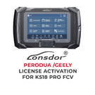 Lonsdor - Activation de la licence Perodua / Geely pour K518 Pro FCV
