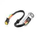 Cerradura de encendido nueva de repuesto para Renault Clio Dacia Logan Sandero, 2 llaves de plástico con botón remoto, 4 pines, número de pieza compatible: 6001546809 / 806013230R | Emirates Keys -| thumbnail