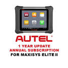 Autel 1 an d'abonnement à la mise à jour pour MaxiSys Elite ll