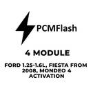 PCMflash - 4 moduli Ford 1.25-1.6L, Fiesta dal 2008, attivazione Mondeo 4