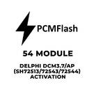 PCMflash - Activación de 54 módulos Delphi DCM3.7 / AP ( SH72513 / 72543 / 72544 )
