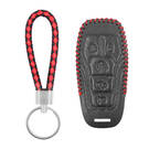 Funda de cuero para Lincoln Smart Remote Key 4+1 Botones LK-C