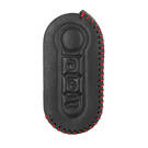 Funda de cuero para Fiat Flip Remote Key 3 Botones FIA-A | mk3 -| thumbnail