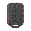 Étui en cuir pour GMC Smart Remote Key 4 + 1 boutons | MK3 -| thumbnail