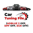 File di tuning auto (ADBLUE 2 OFF, DPF OFF, EGR OFF)