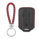 Leather Case For GMC Smart Remote Key 3+1 Buttons