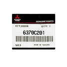 Nuevo Mitsubishi L200 2019 Llave remota genuina / OEM 2 botones 433MHz Número de pieza OEM: 6370C201 | Cayos de los Emiratos -| thumbnail