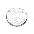 Cartão de pilha de bateria universal PKCELL Ultra Lithium CR1220 (pacote de 5 PCs)
