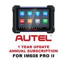 Autel MaxiSYS IM608 PRO II 1 Year Subscription Update