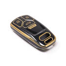 Nuova cover aftermarket nano di alta qualità per chiave telecomando Audi a 4 pulsanti, colore nero Audi-B11J4 | Emirates Keys -| thumbnail