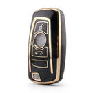Nano High Quality Cover For BMW Remote Key 3 Button Black Color BMW-A11J3