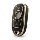 Funda de nano alta calidad para llave remota Buick de 3 botones, color negro BK-A11J4B
