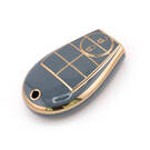 New Aftermarket Nano High Quality Cover For Dodge Remote Key 2 Button Gray Color Dodge-A11J2 | Emirates Keys -| thumbnail