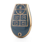 Nano High Quality Cover For Dodge Remote Key 6 Button Gray Color Dodge-A11J6B